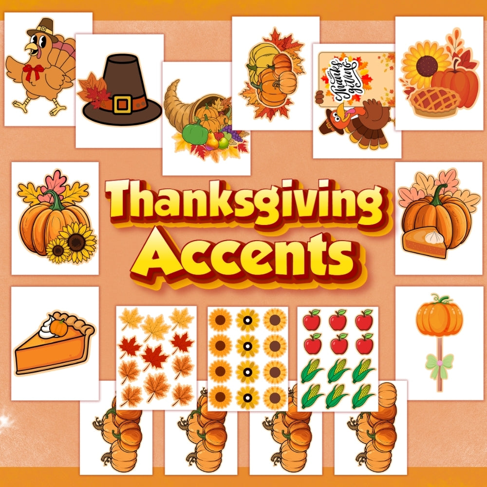 PLR Printable Thanksgiving Bulletin Board Kit