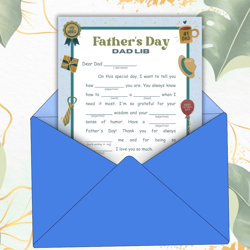 PLR Father's Day Mad Lib