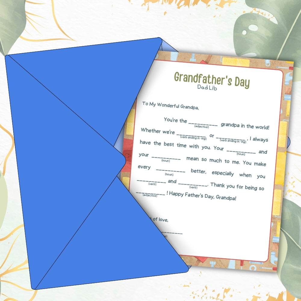 PLR Father's Day Mad Lib