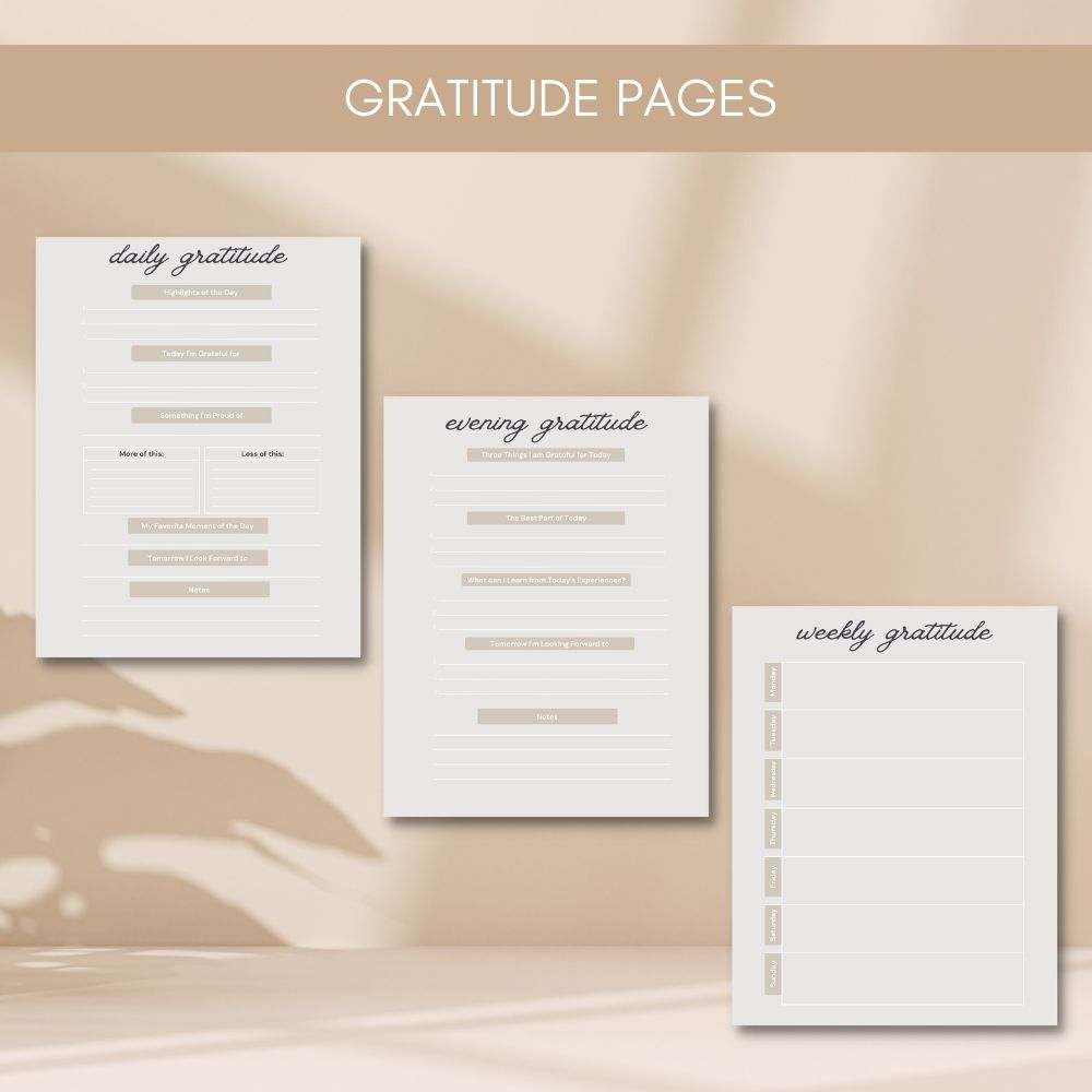 PLR Tan Prayer Journal