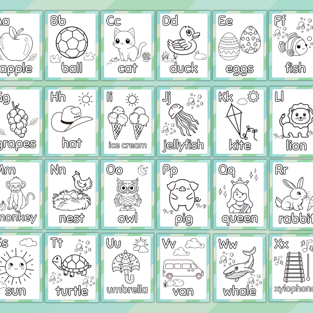 PLR Green Kids Chore Chart