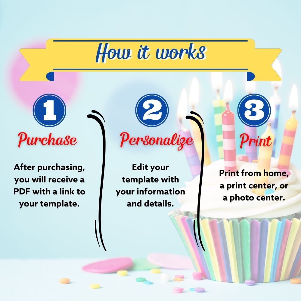 PLR Playground Birthday Invitations