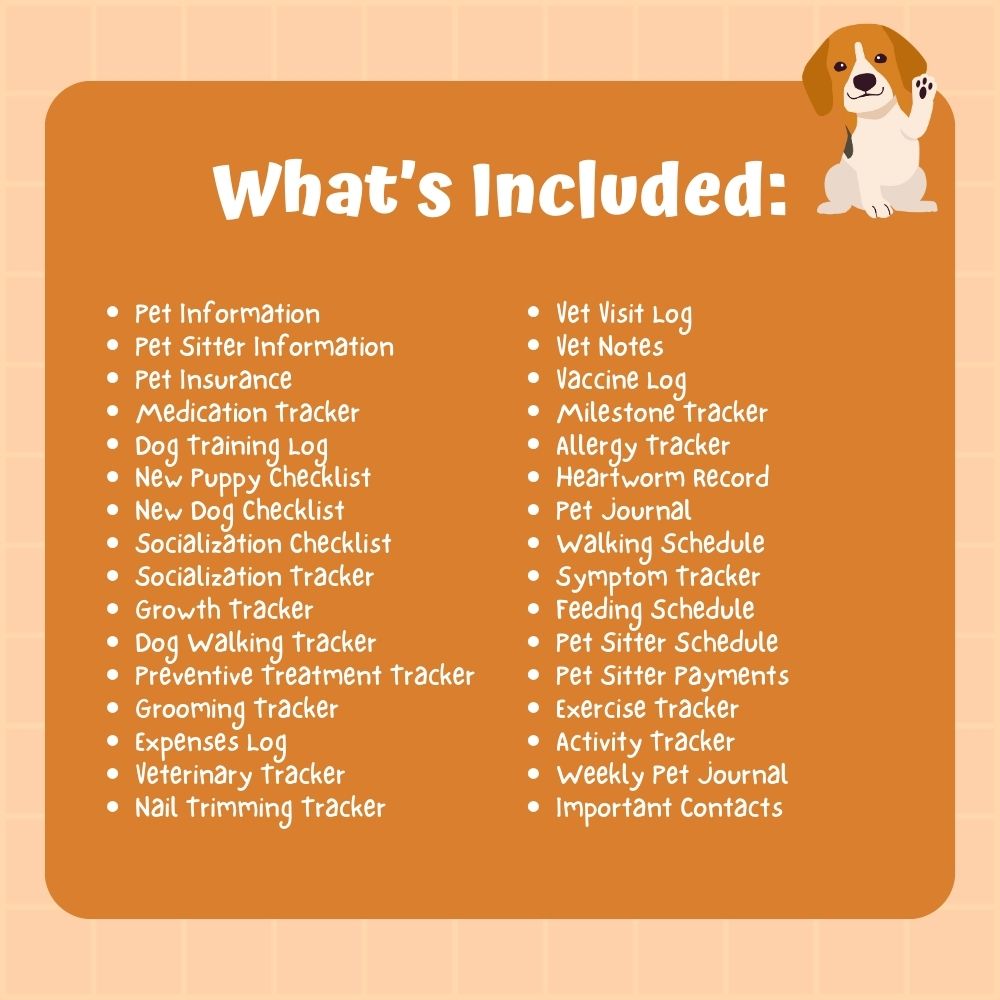 PLR Dog Care Planner