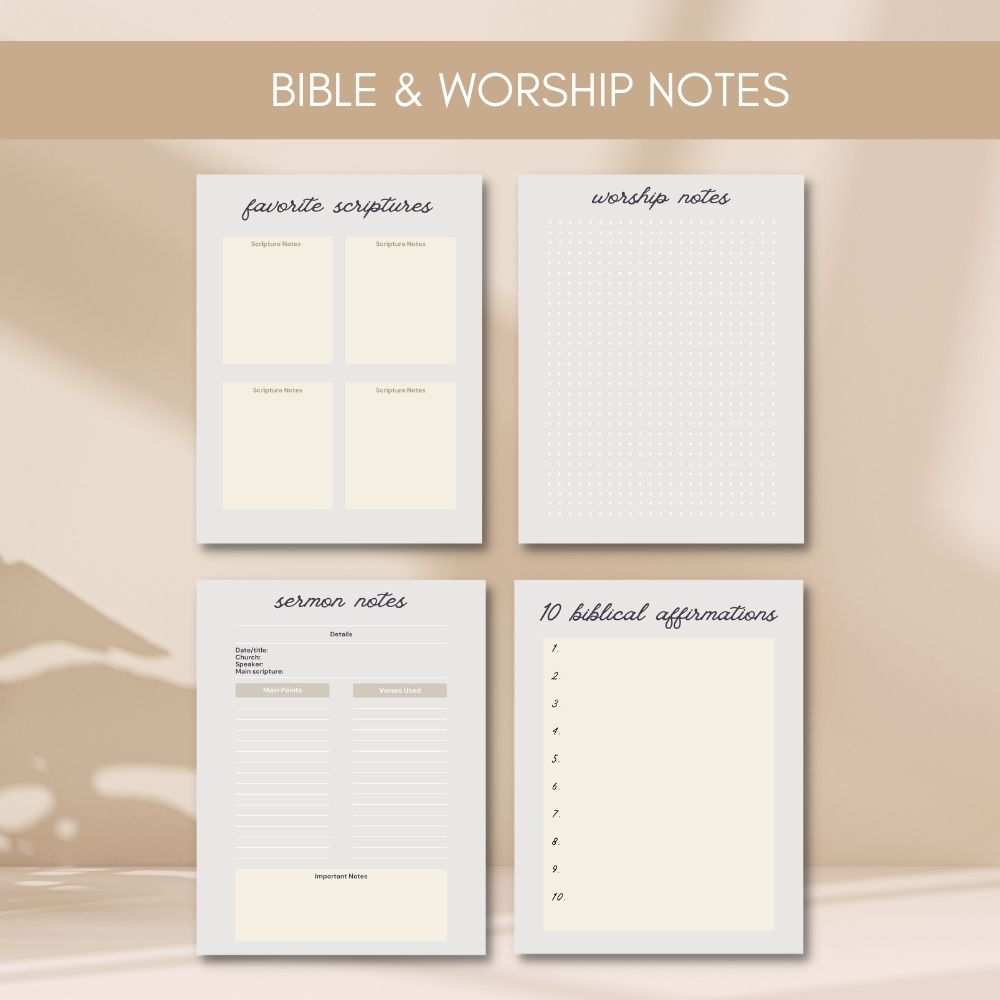 PLR Tan Prayer Journal