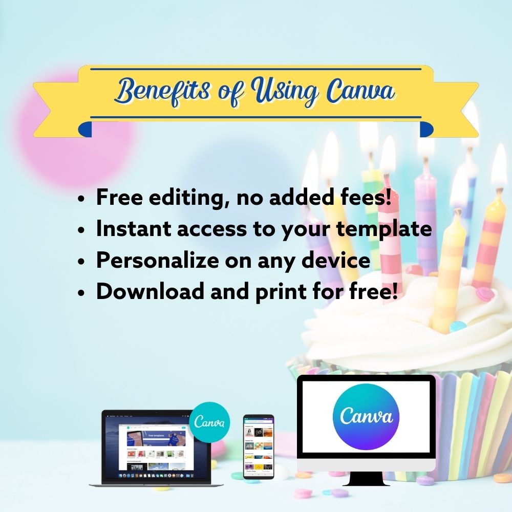 PLR Playground Birthday Invitations