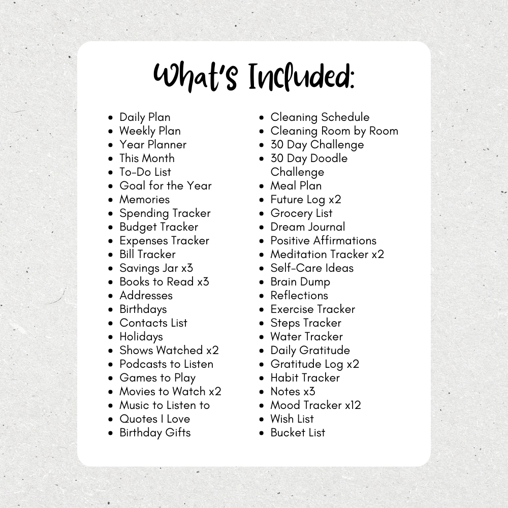 PLR Bullet Planner & Trackers