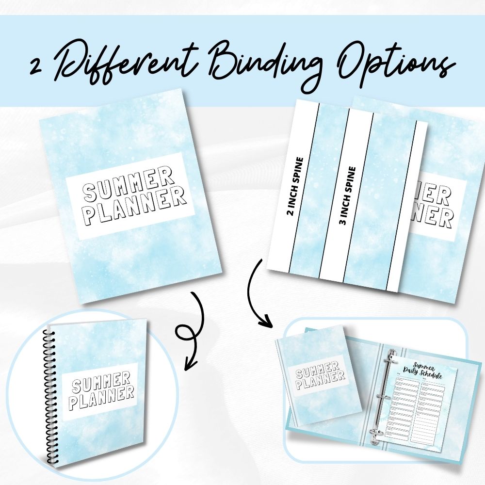 PLR Summer Planner in Blue