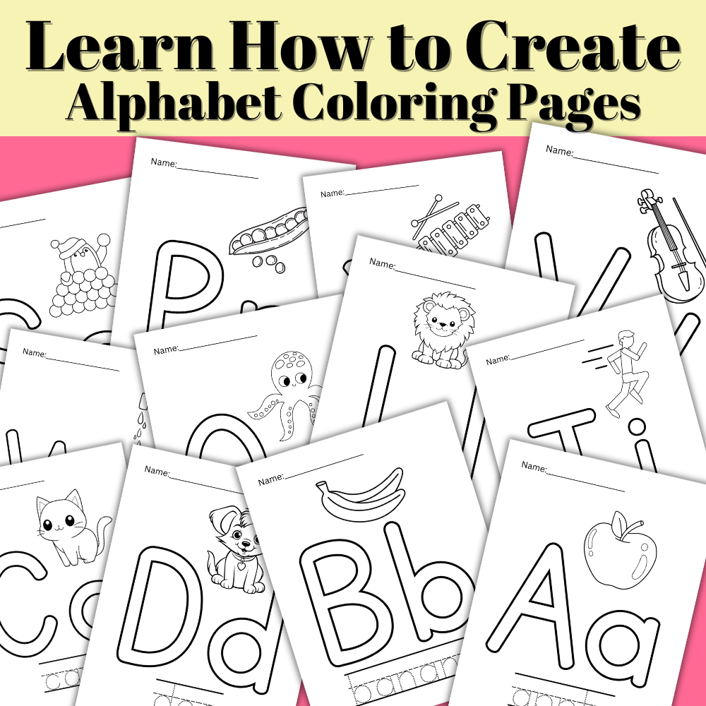 How to Create Unique Coloring Pages in Canva