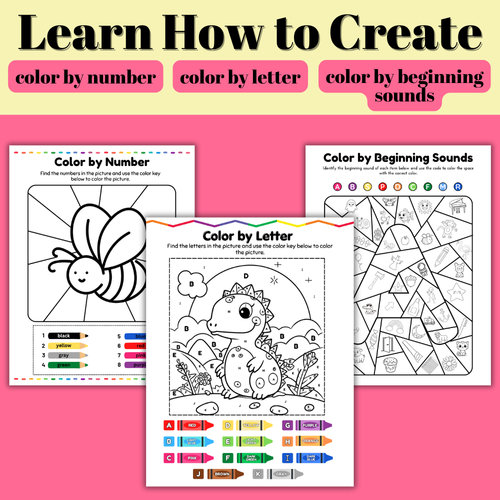How to Create Unique Coloring Pages in Canva