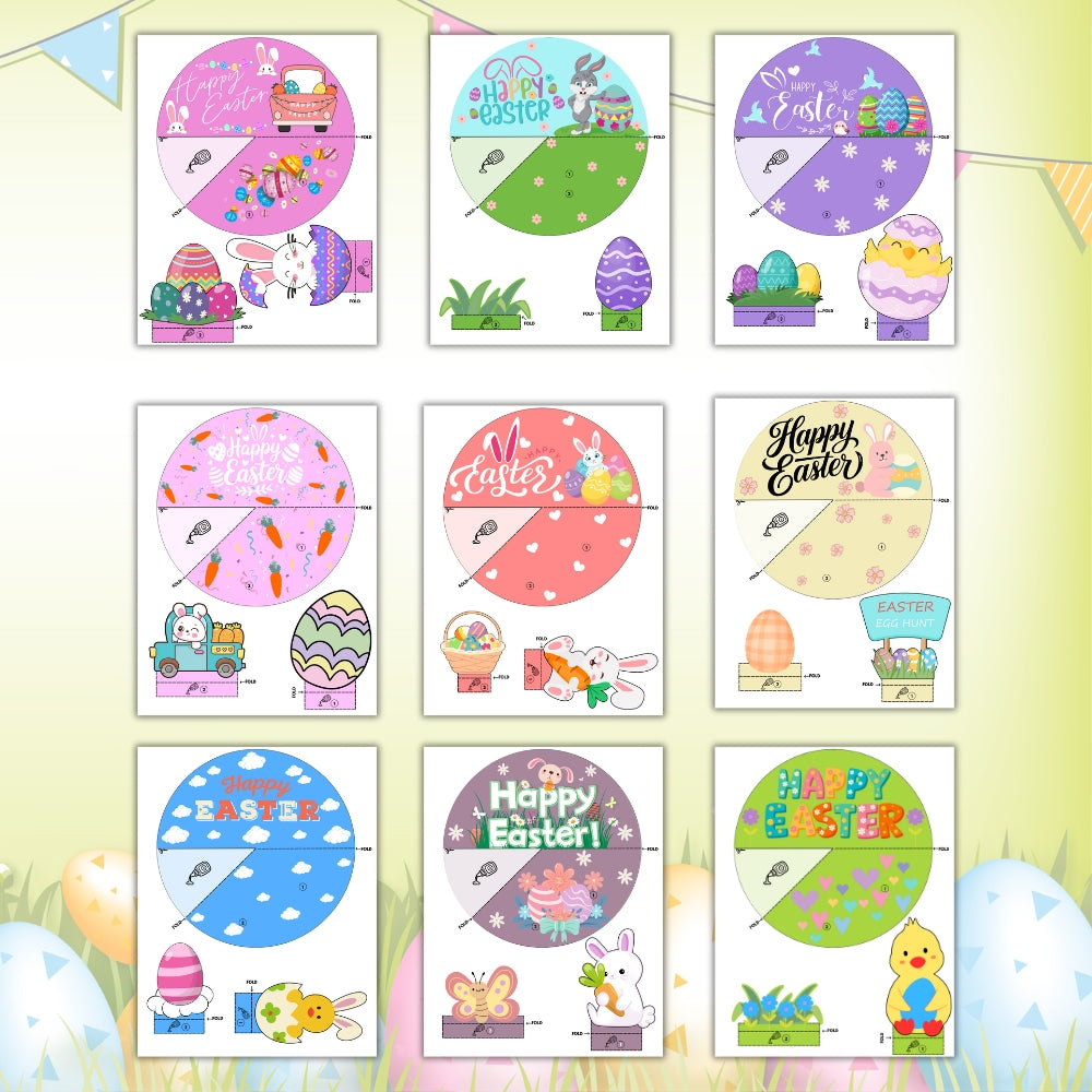 PLR Printable 3D Easter Crafts