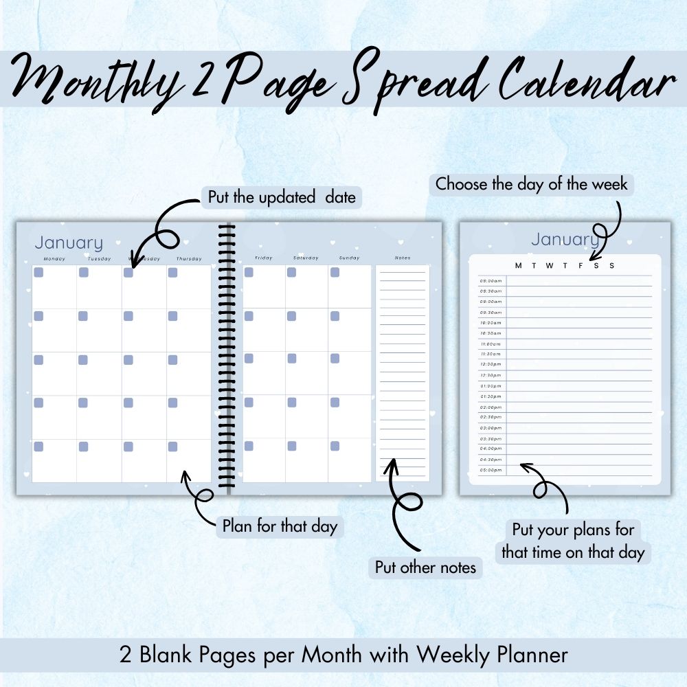 PLR Blue Self-Care Worksheet Set