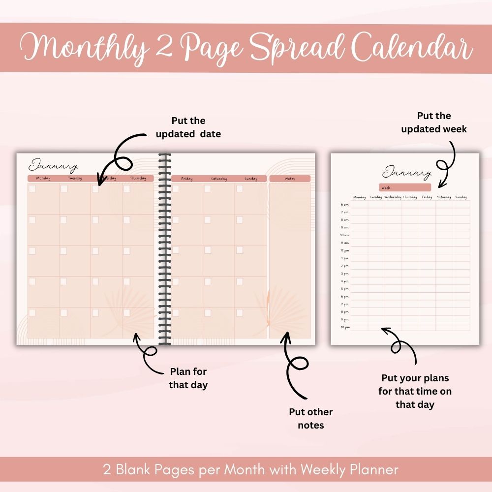 PLR Pregnancy Planner - Boho Design