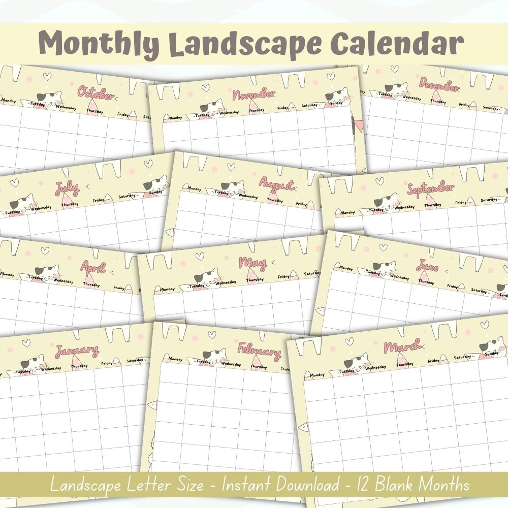 PLR Yellow Cat Care Planner