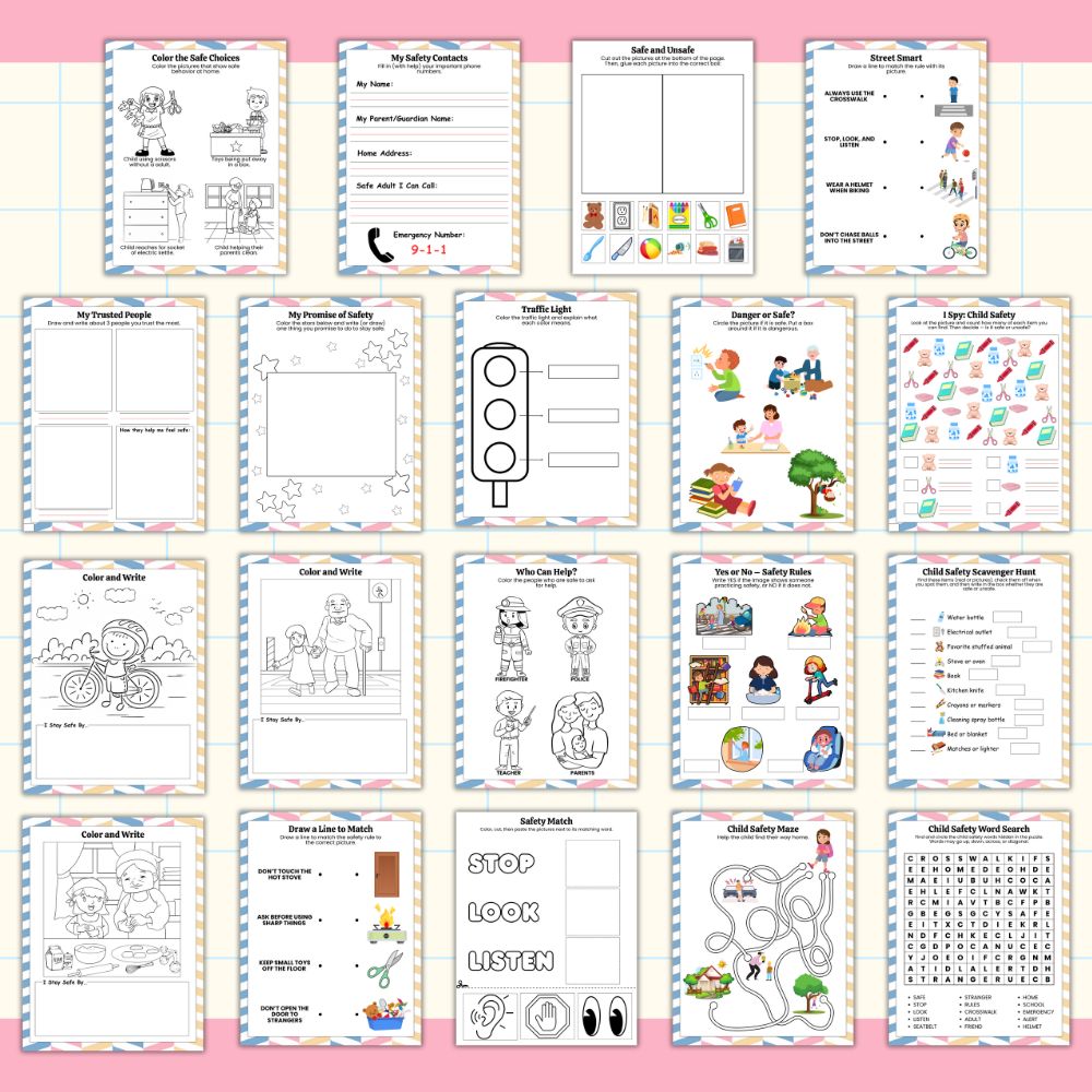 PLR Child Safety Activities