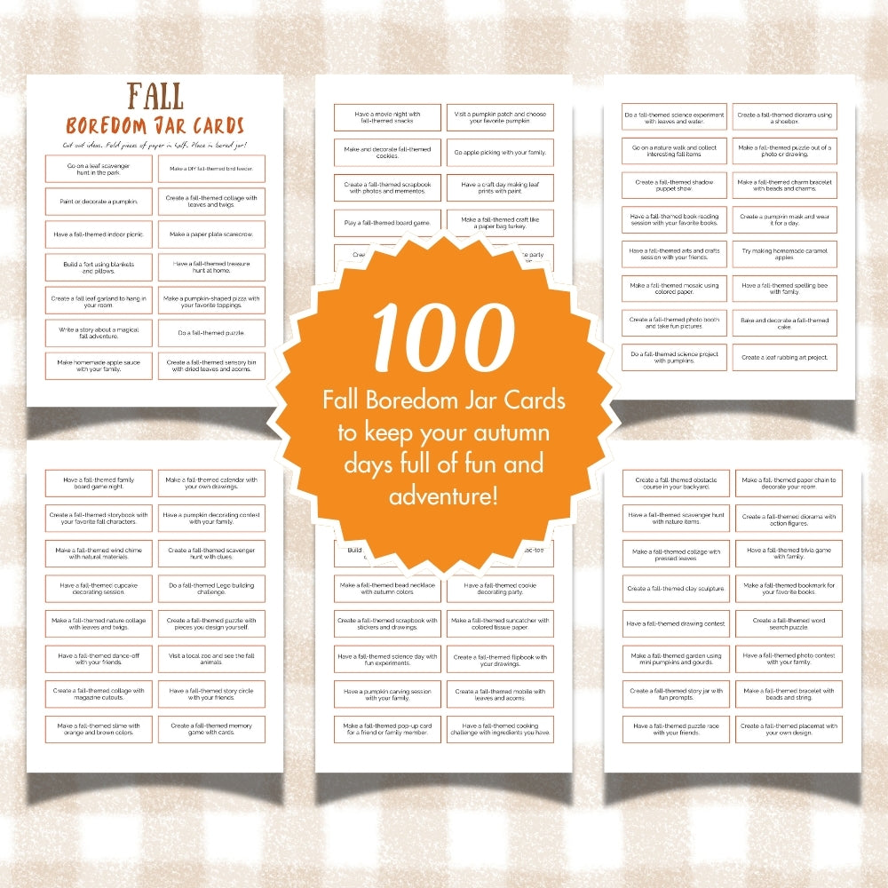 PLR Fall Boredom Buster Pack