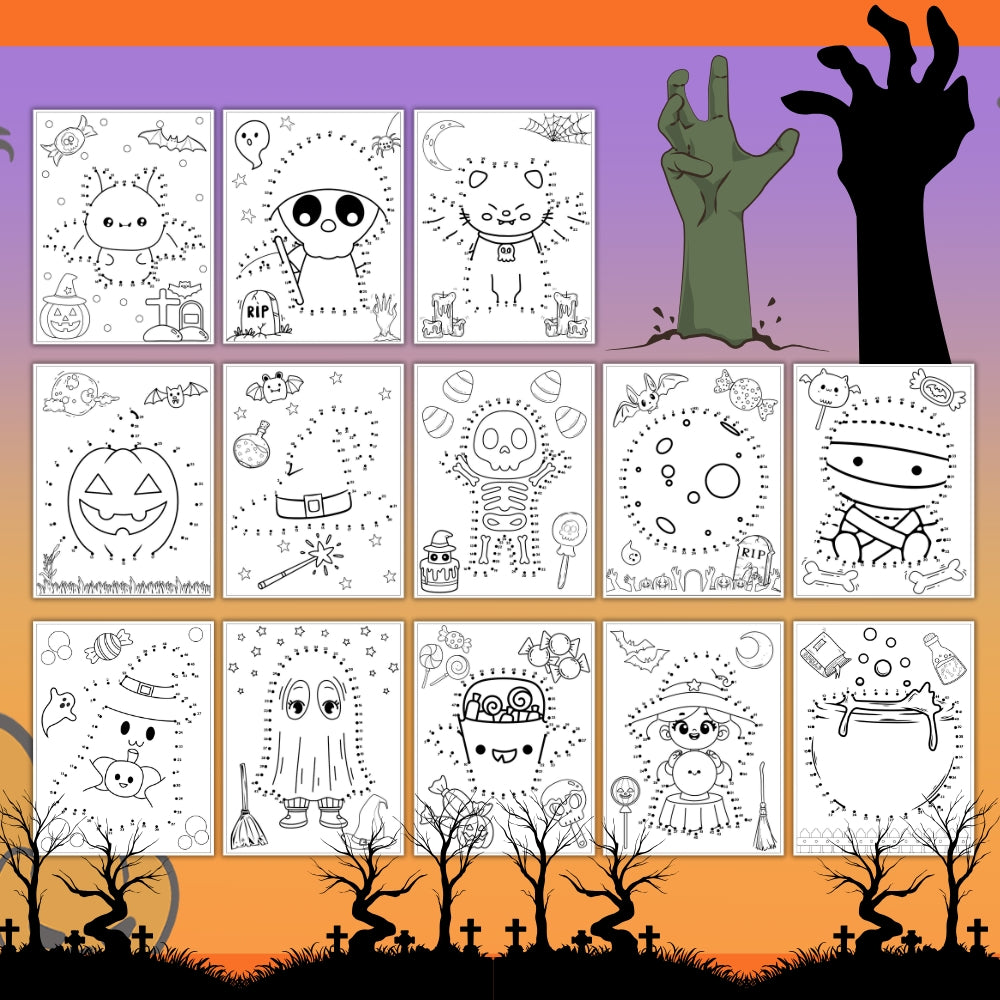 PLR Halloween Dot to Dot