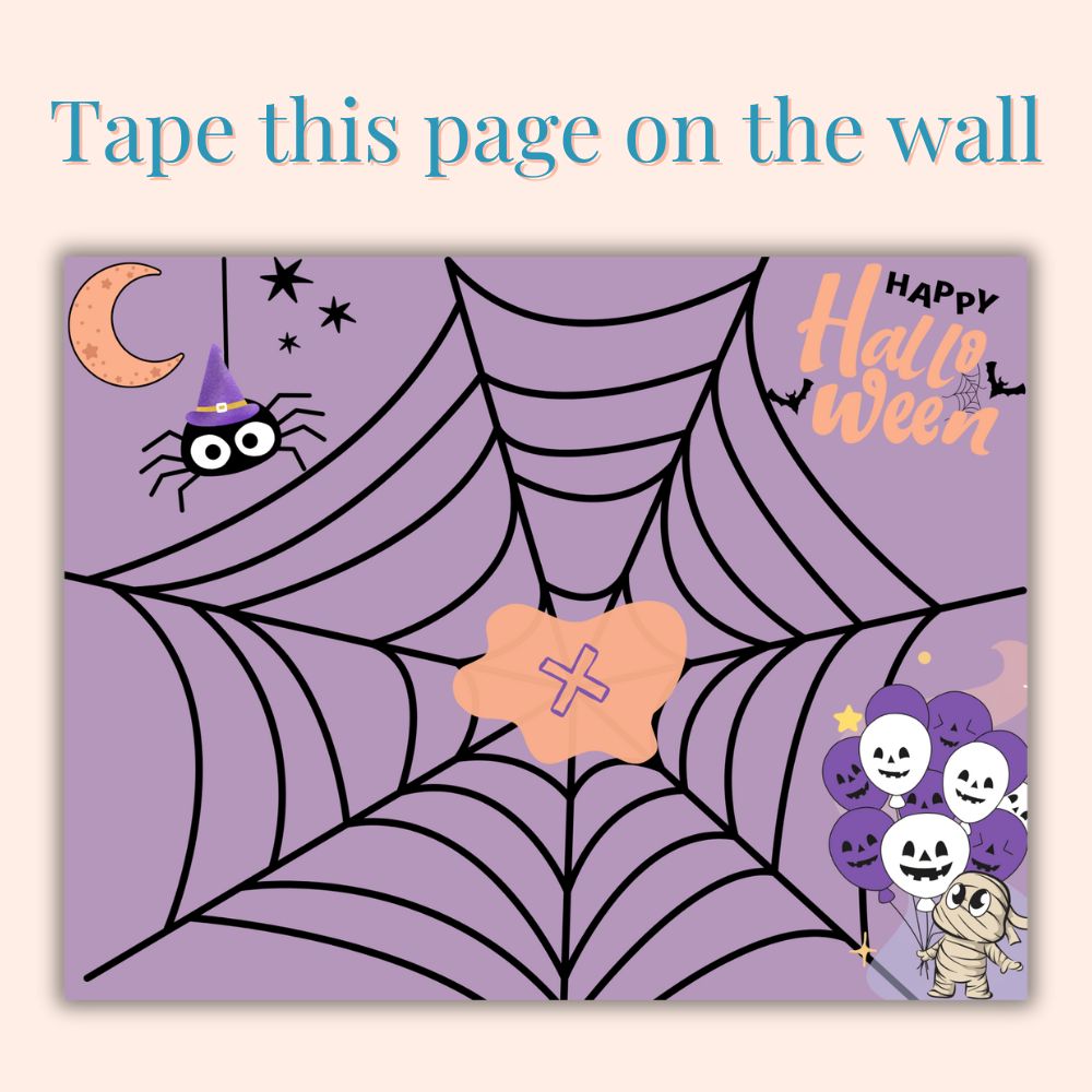 PLR Pin the Spider on the Web