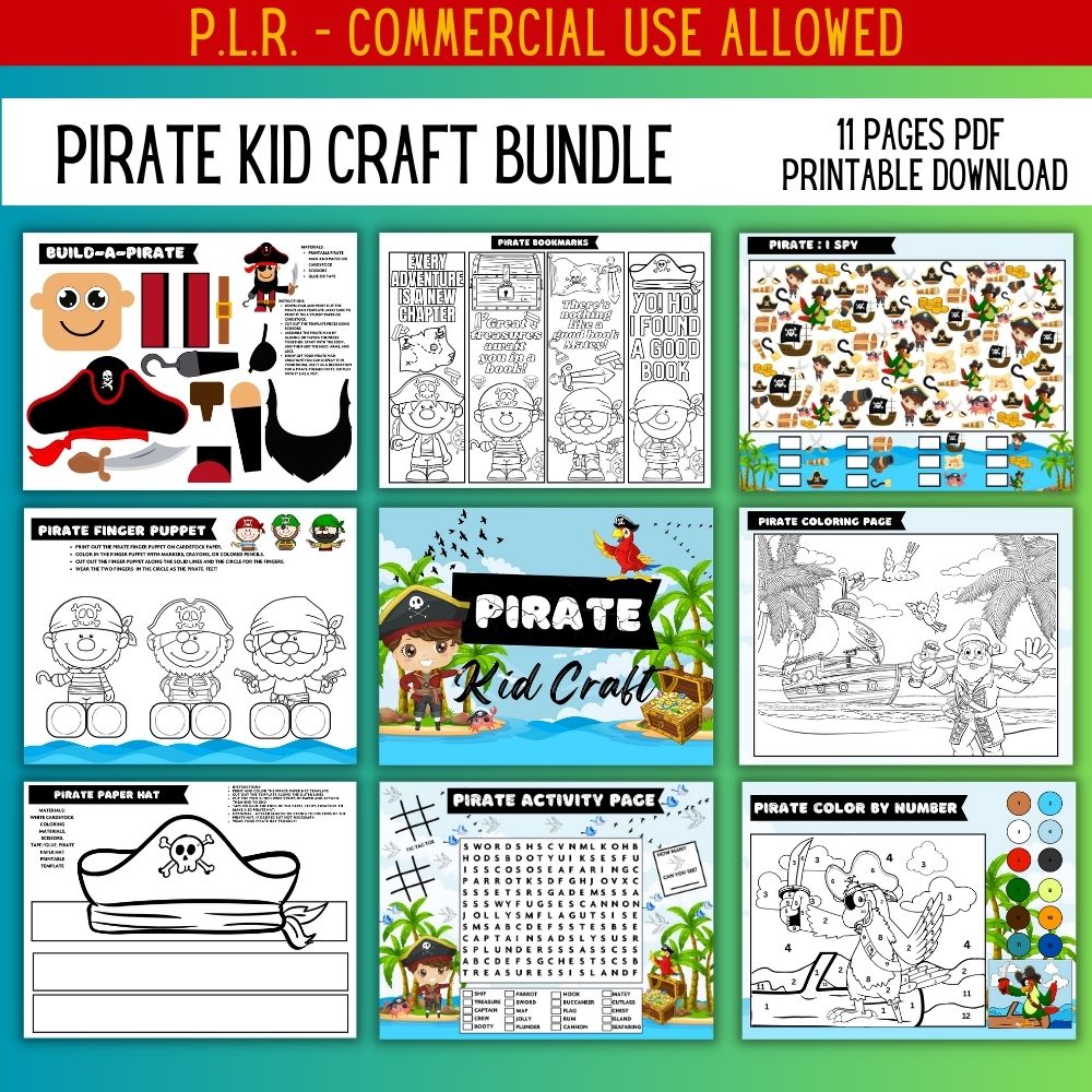PLR Pirate Craft Bundle