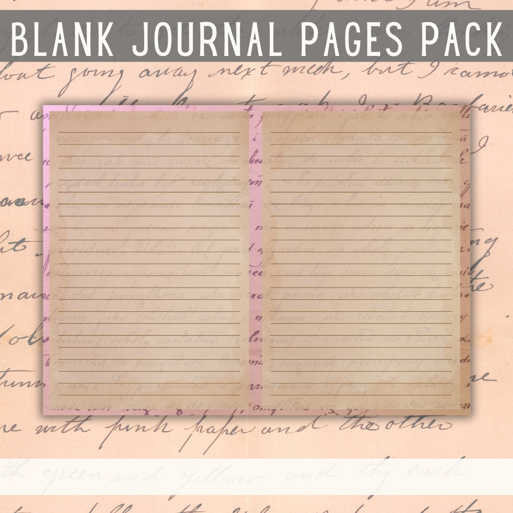 PLR Blank Journal Pages
