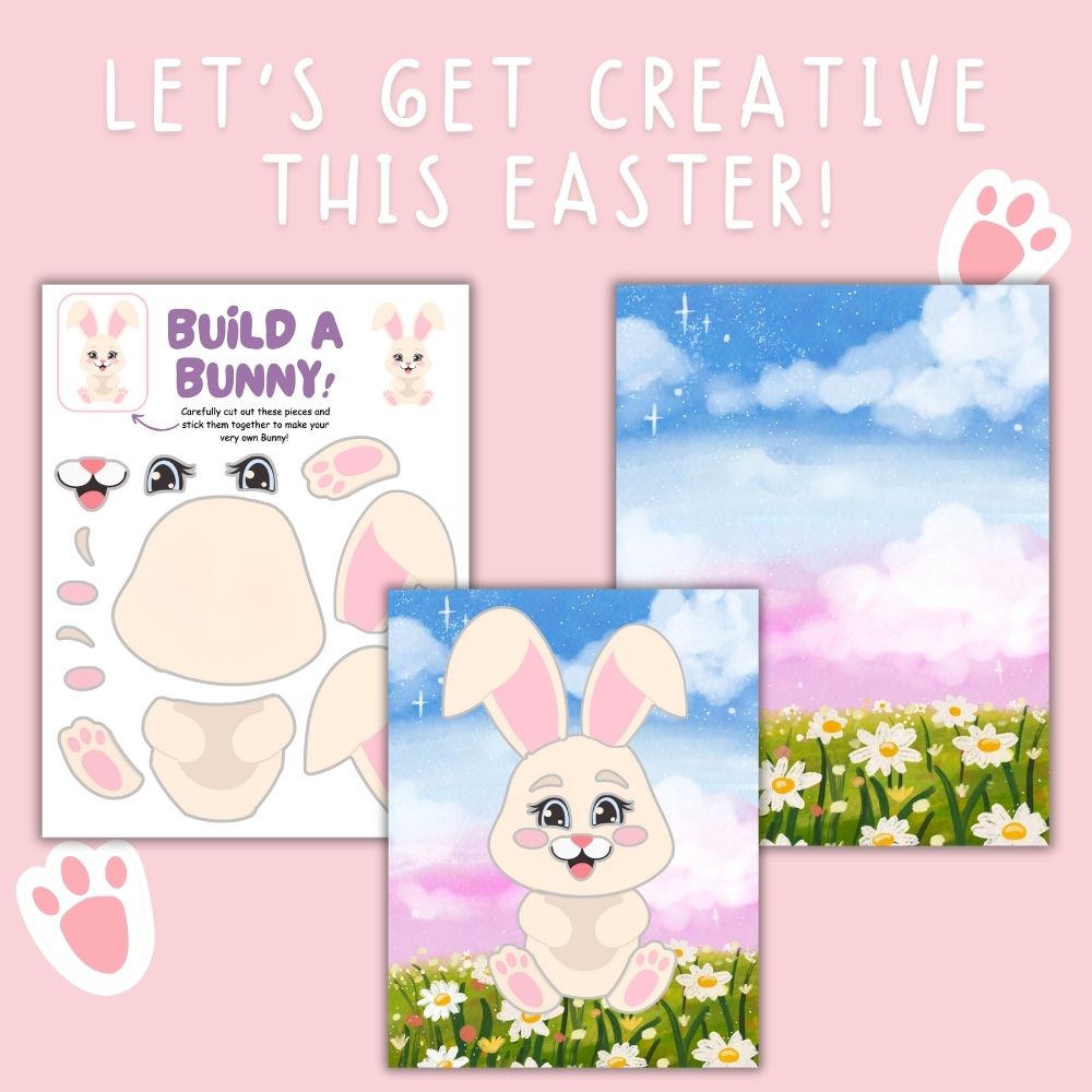 PLR Build a Bunny Printable Kid Craft
