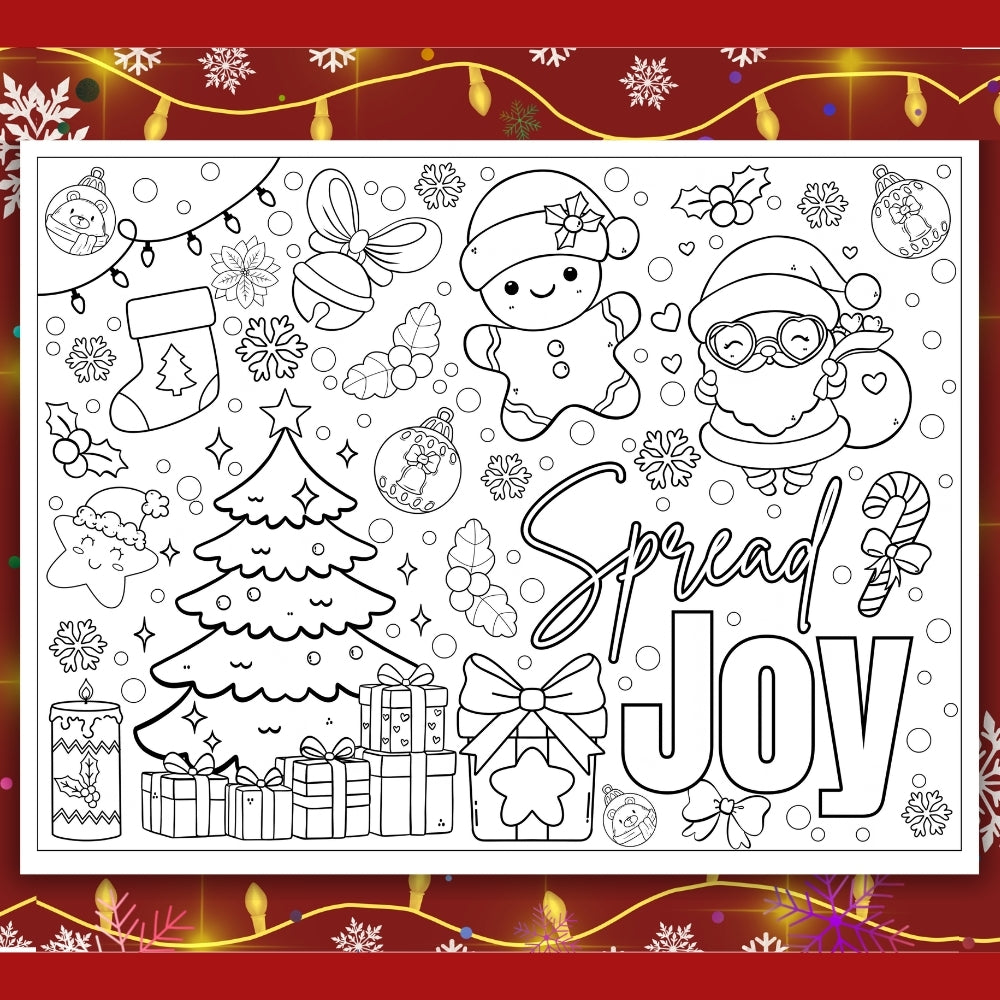 PLR Printable Christmas Collaboration Poster