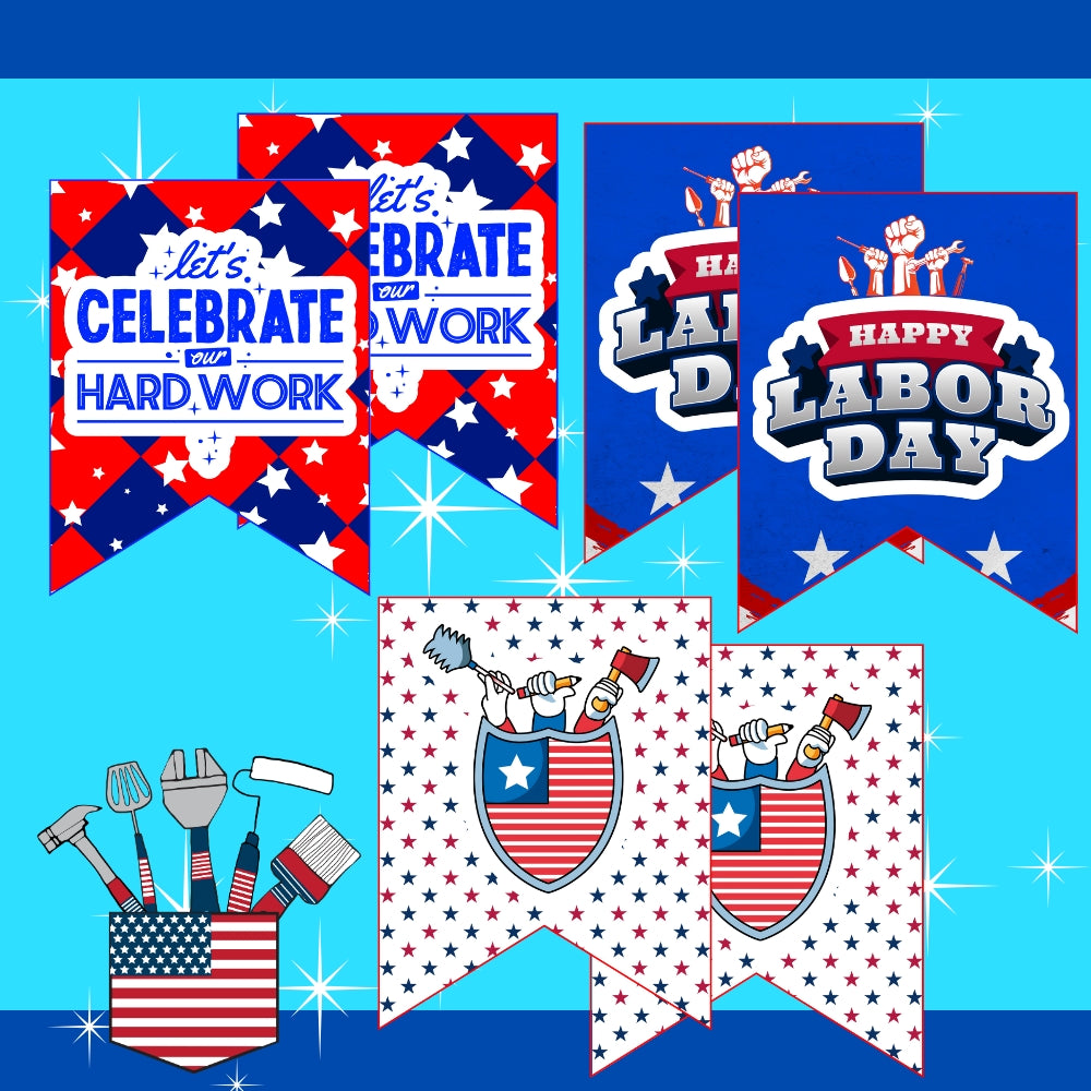 PLR Labor Day Printable Banner