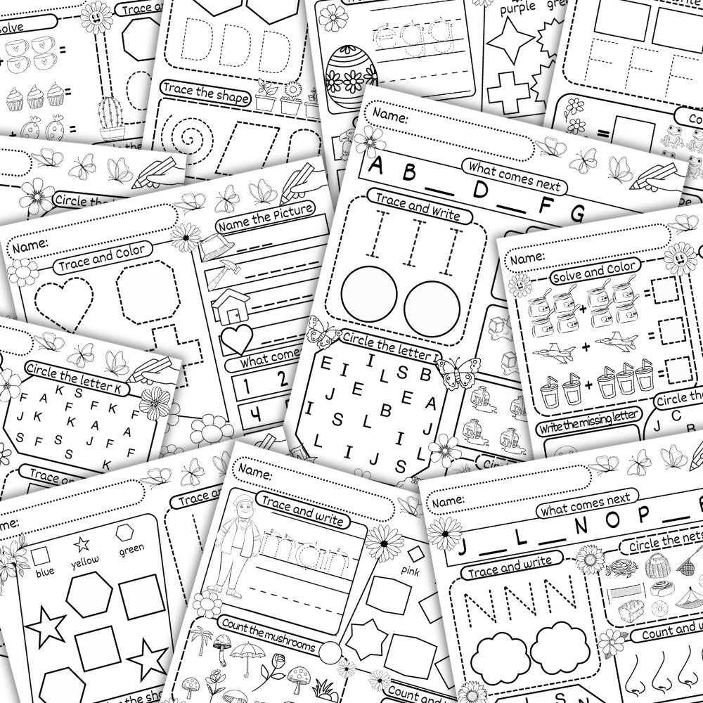 PLR Printable Morning Worksheets