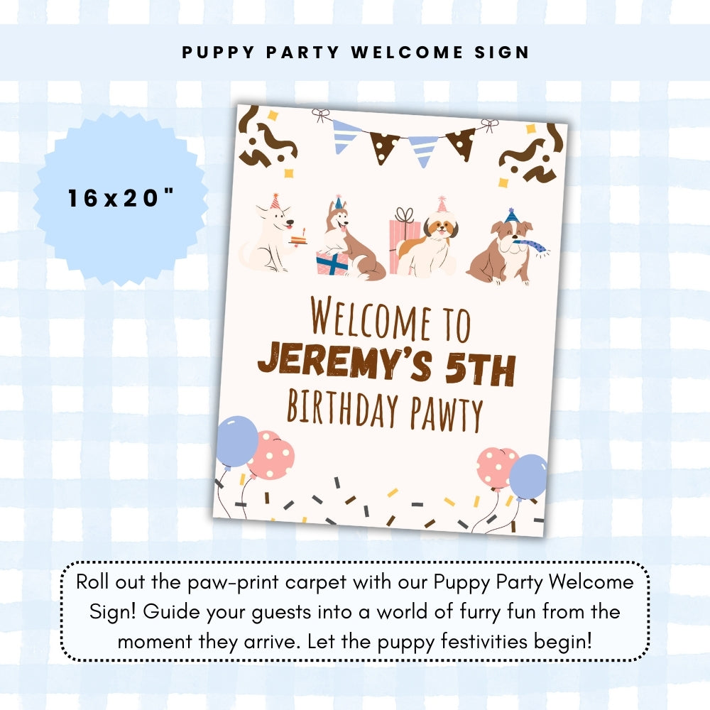PLR Puppy Party Bundle for Boy