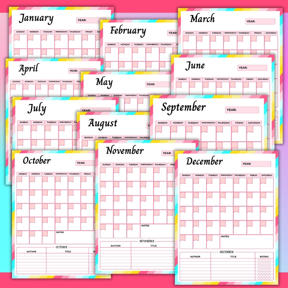 PLR Reading Tracker for Teens