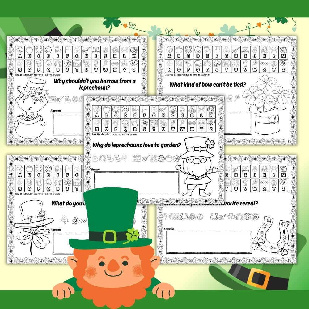 PLR St. Patrick's Day Code Breakers