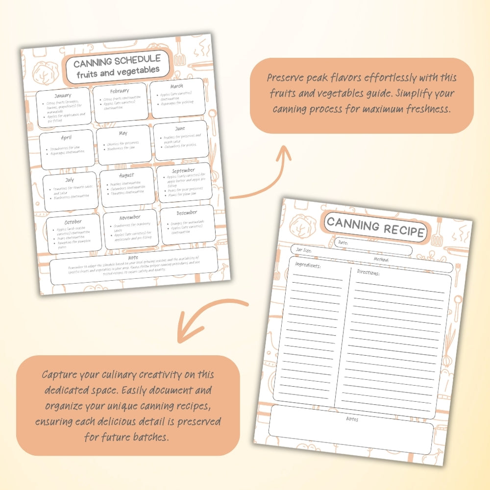 PLR Tan Canning Planner