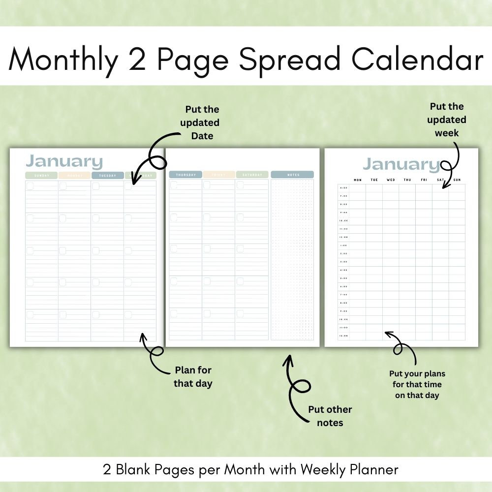 PLR Light Pastel Teacher Planner