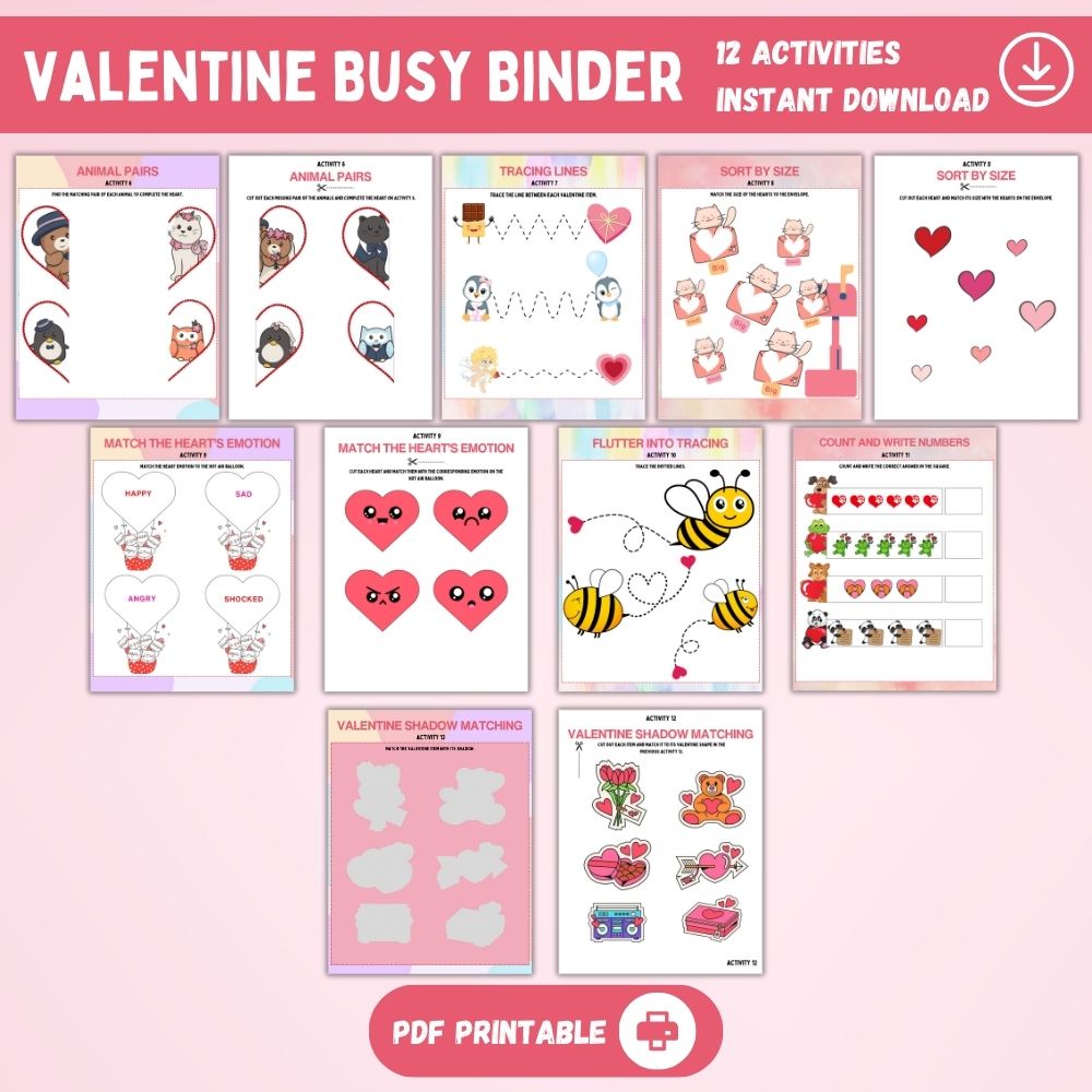 PLR Valentine's Busy Binder