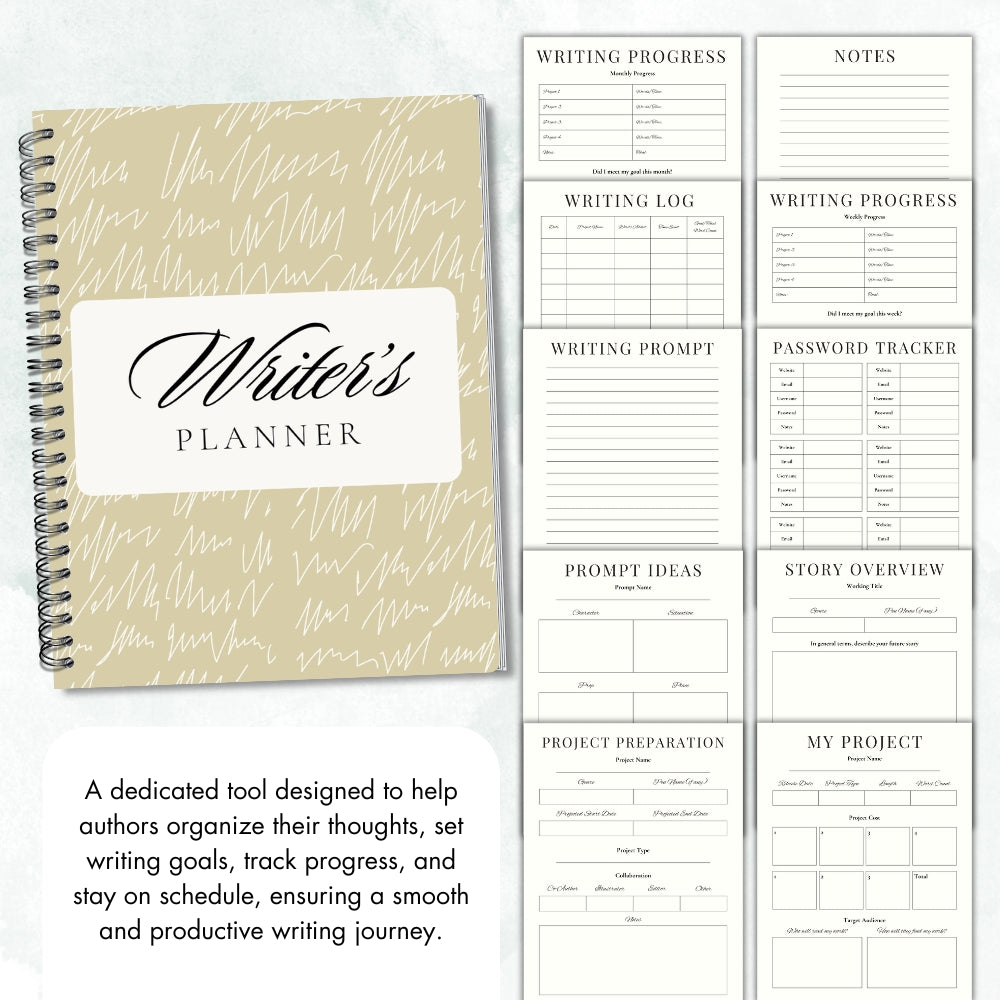 PLR Printable Writer's Planner
