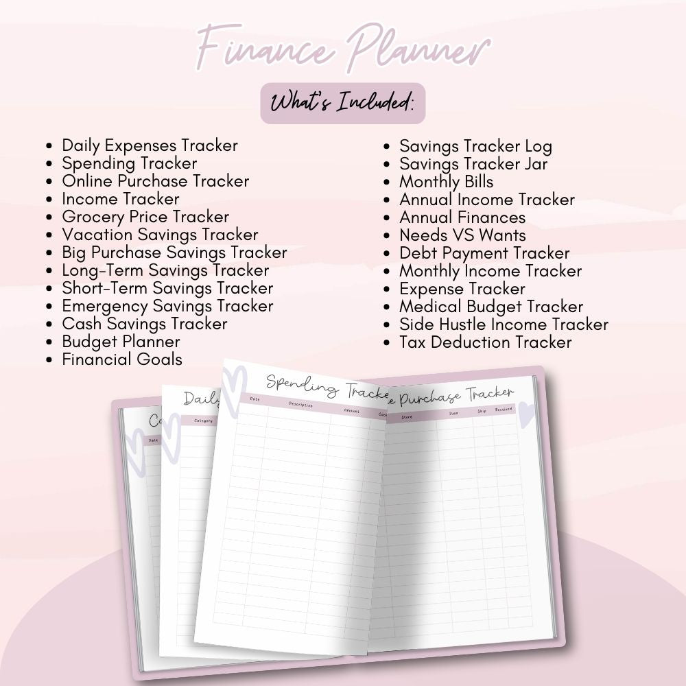 PLR Pink ADHD Planner