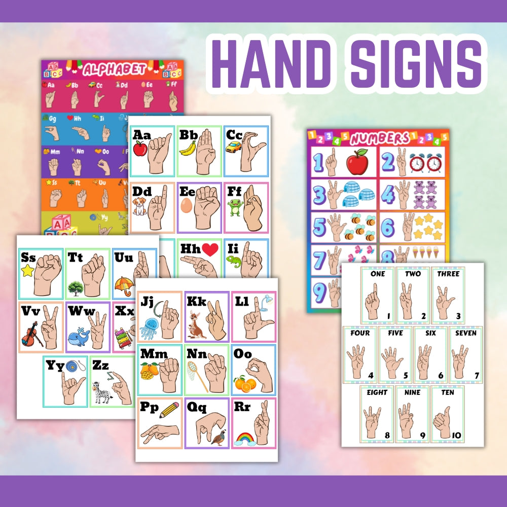 PLR Sign Language Posters plus more