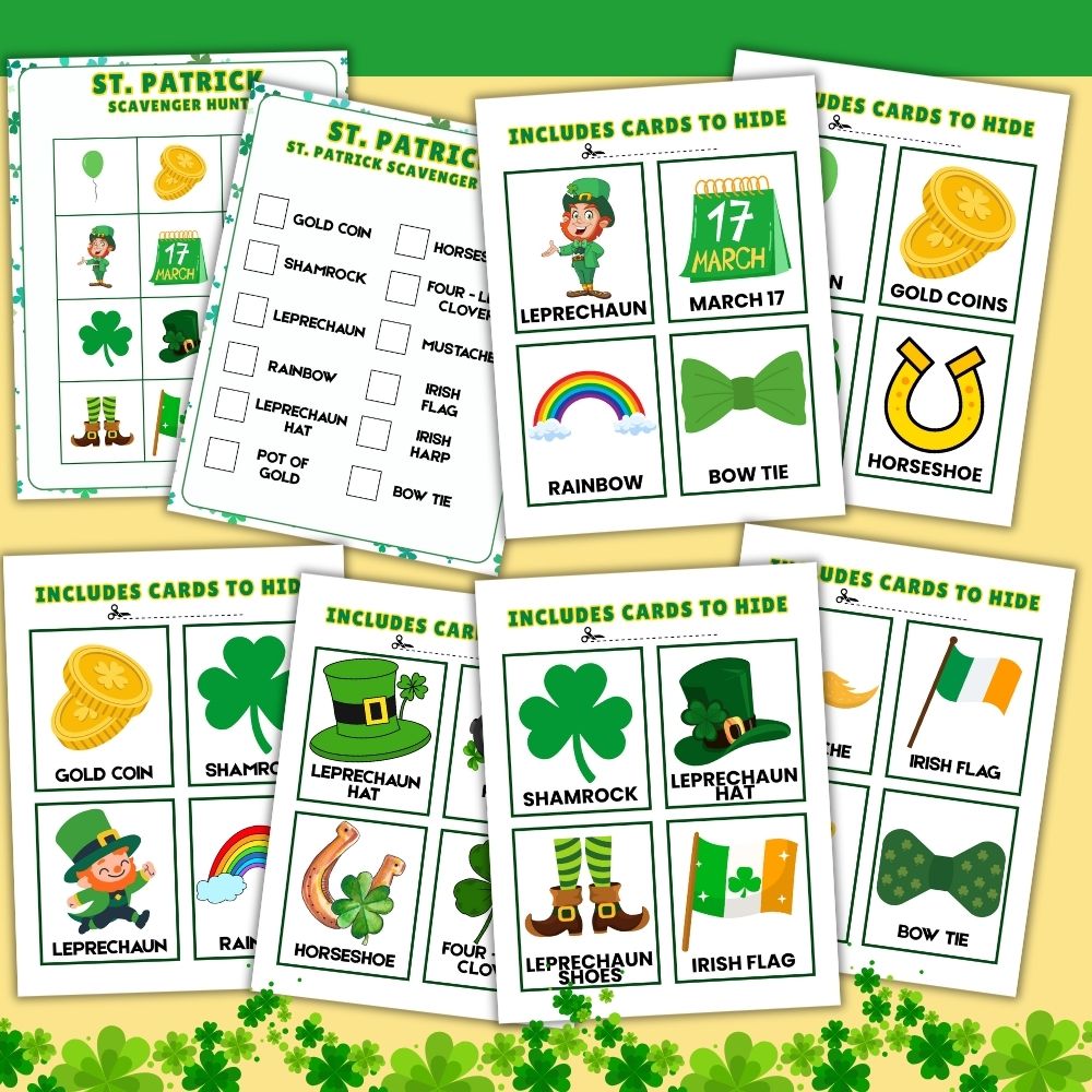 PLR St. Patrick's Day Scavenger Hunt