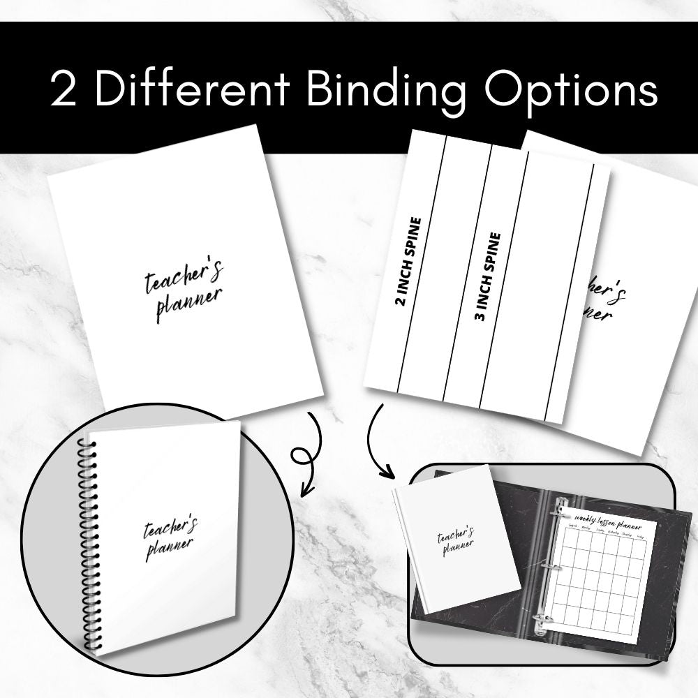 PLR Teacher Planner - Plain Design