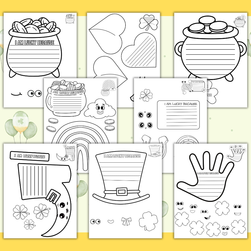 PLR St. Patrick's Day Writing Craft Activity