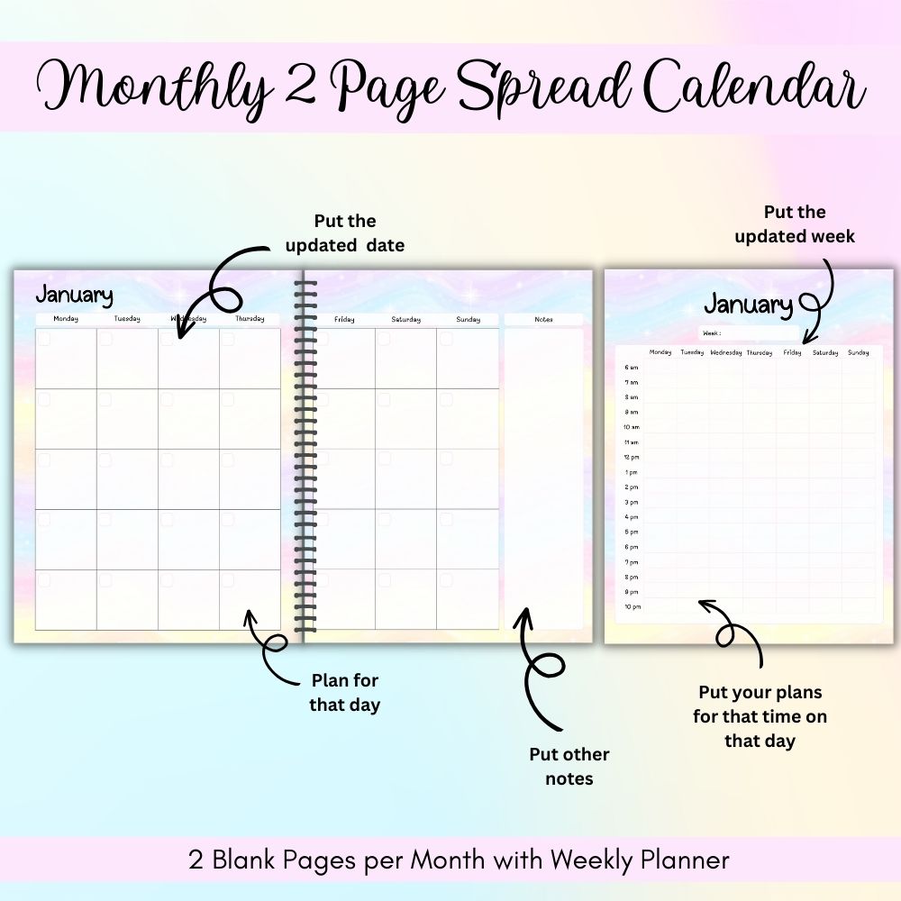 PLR Pregnancy Planner - Colorful Design