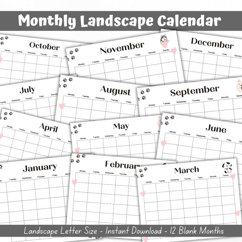 PLR Black & White Dog Care Planner