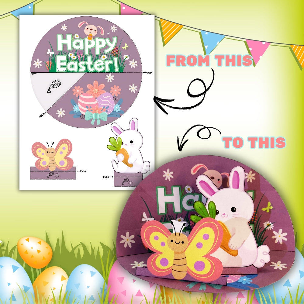 PLR Printable 3D Easter Crafts