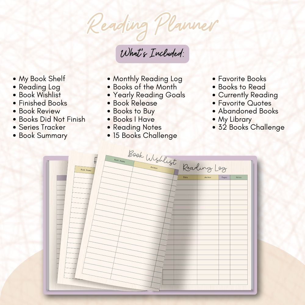 PLR ADHD Planner in a Flower Design