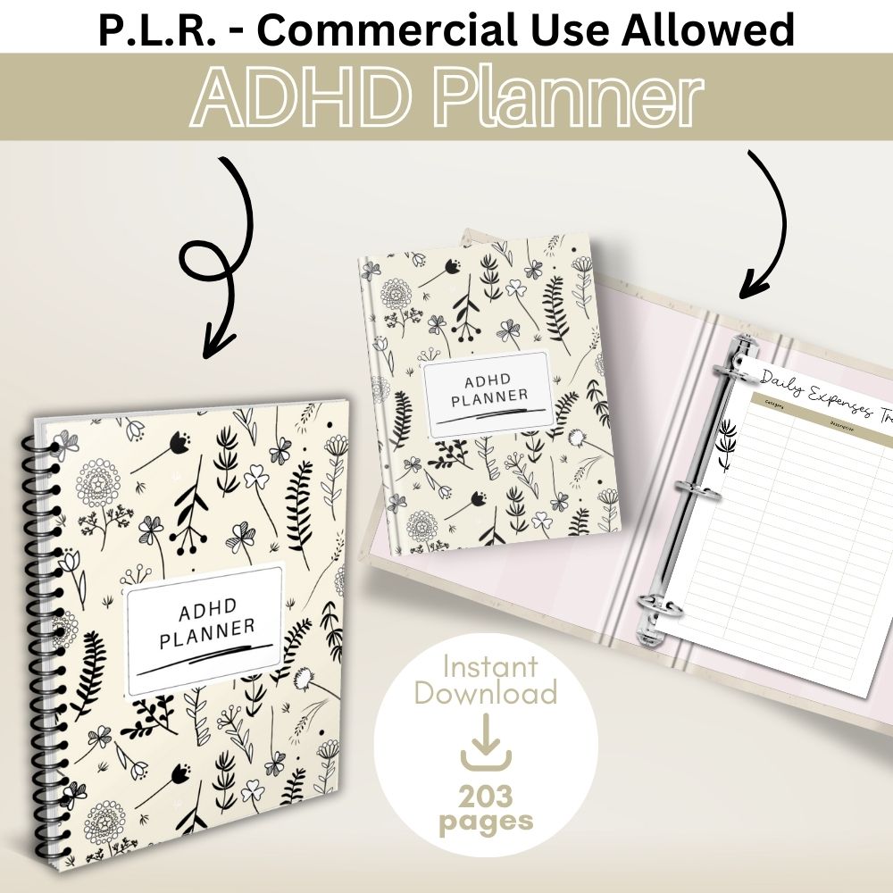 PLR ADHD Planner