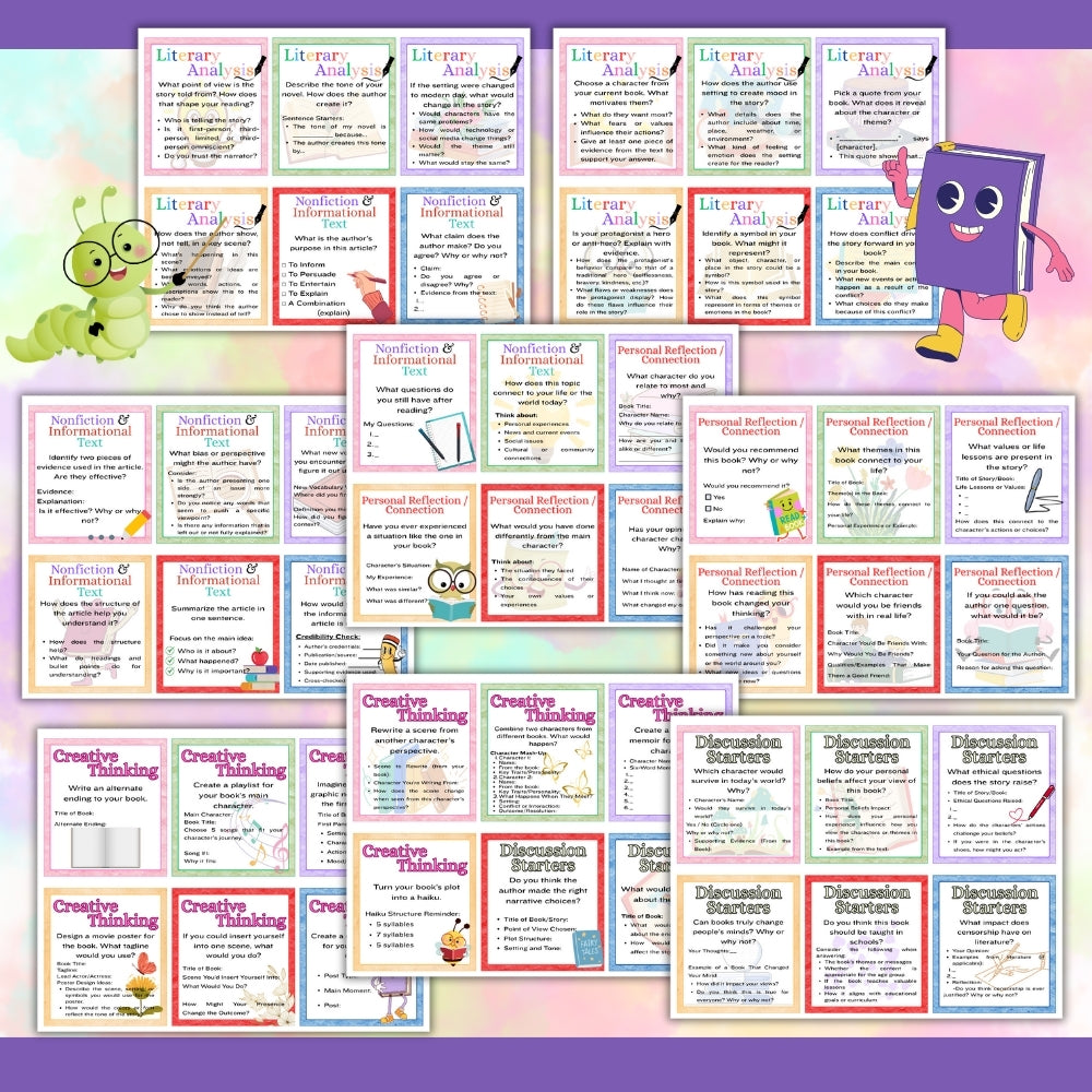 PLR Bell Ringer Prompts for Middle School and High School