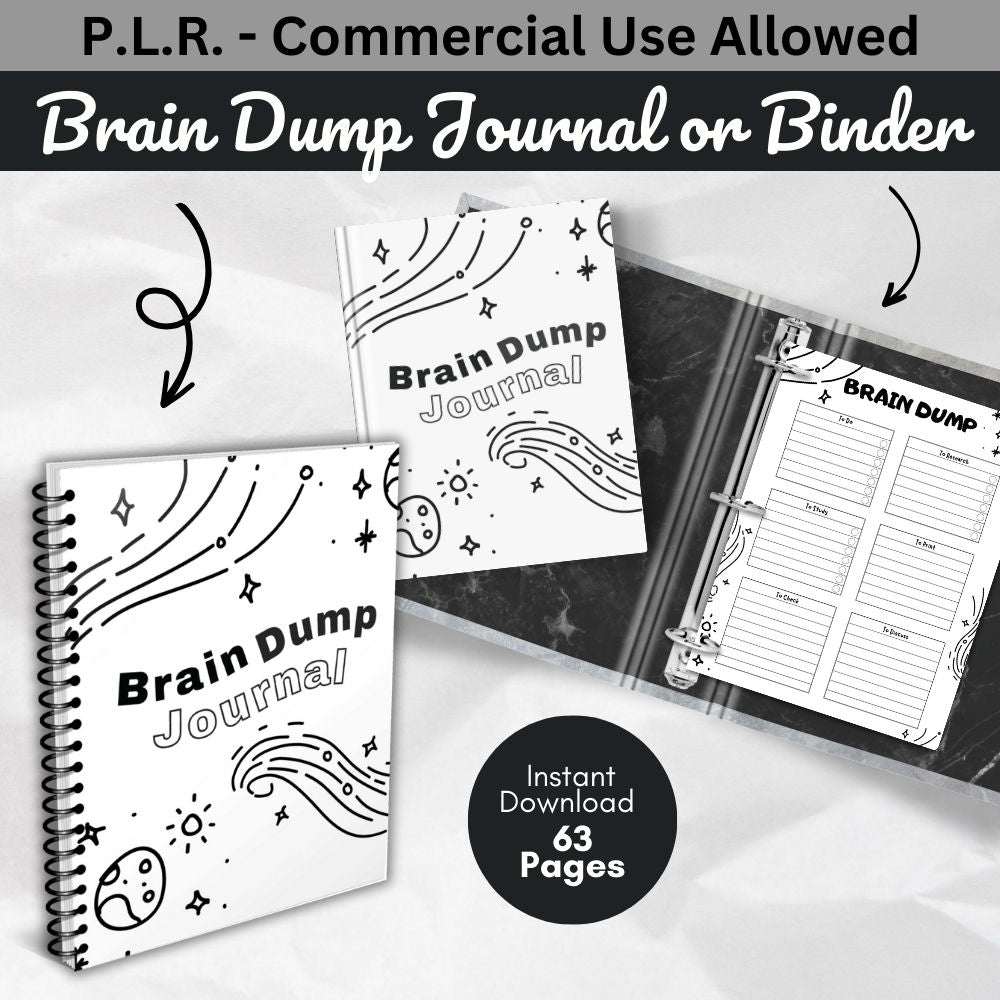 PLR Brain Dump Journal