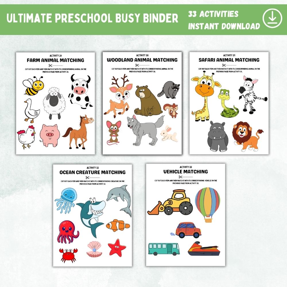 PLR Ultimate Preschool Busy Binder