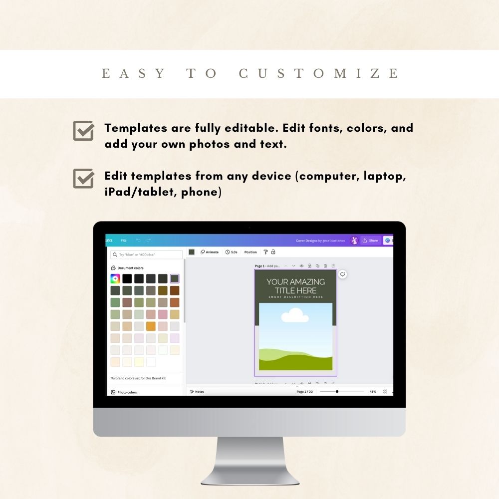 PLR Cover Page Templates