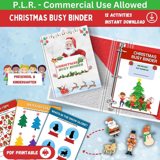 PLR Christmas Busy Binder