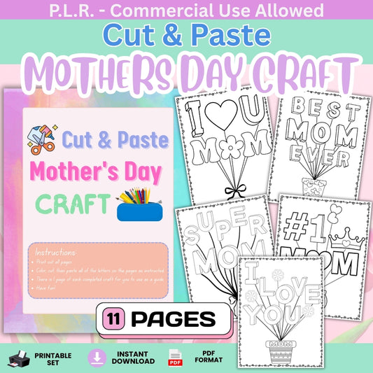 PLR Printable Mother's Day Craft